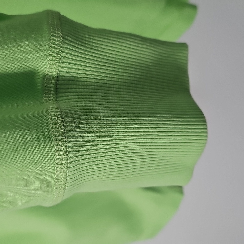 Free People Movement Lime‎ Green Crew Neck Long Sleeve Oversized Top - Picture 7 of 10